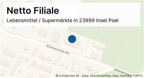 Netto Filiale Wismarsche Straße in Insel Poel .